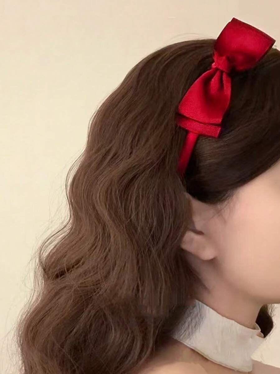 Women'S Formal Accessories - 1pc 여성용 우아한 리본 머리띠, 학교,