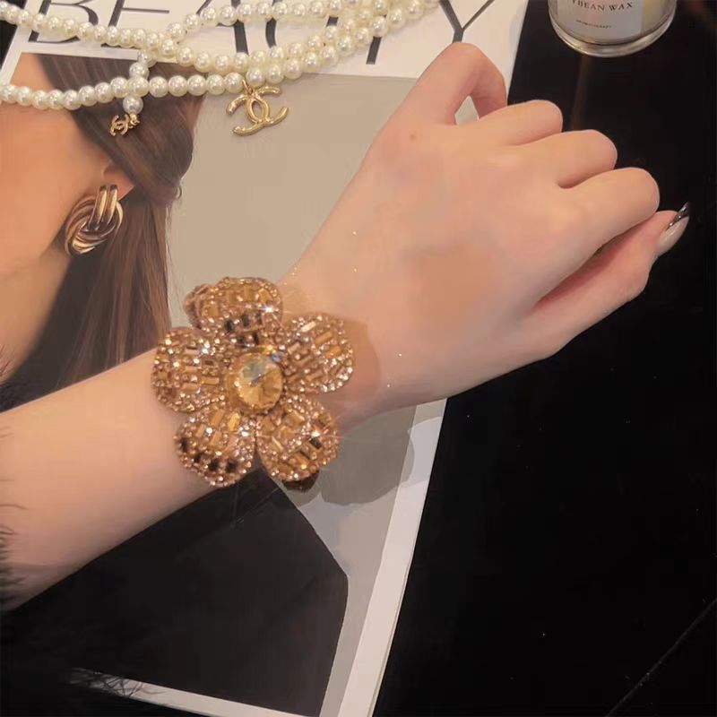 Wrap Ring Gold - 여성용 하이엔드 라이트 럭셔리 스파클링 다이아몬드