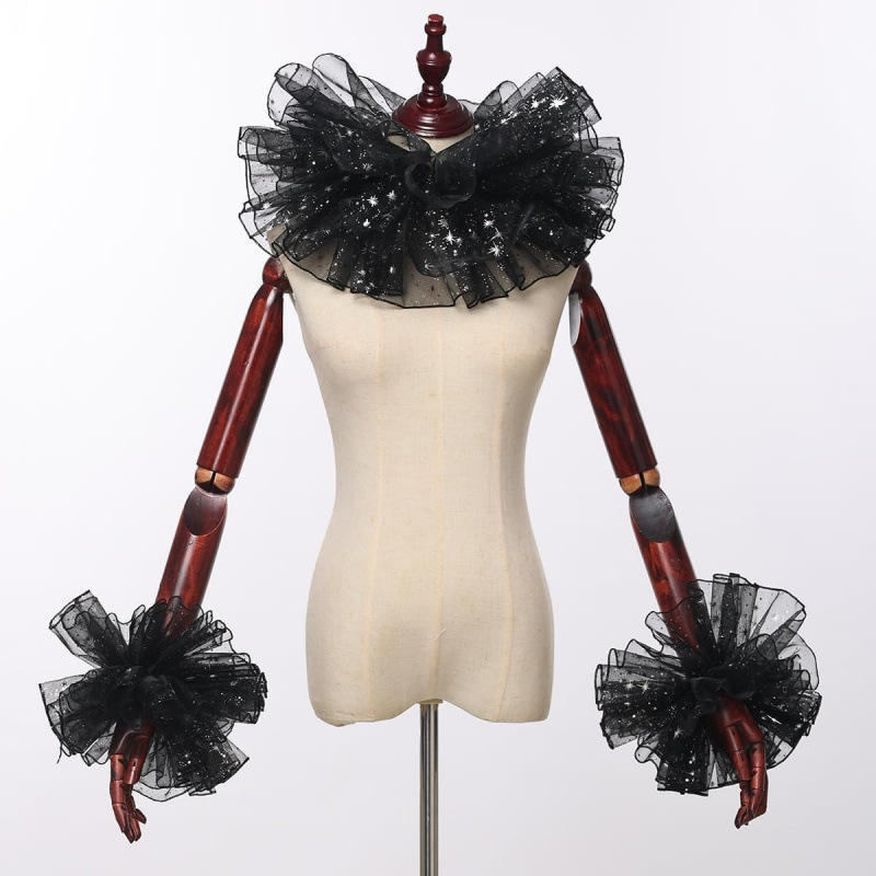 Women'S Accessories For Neck - 재스터 러플 칼라 넥 러프 광대
