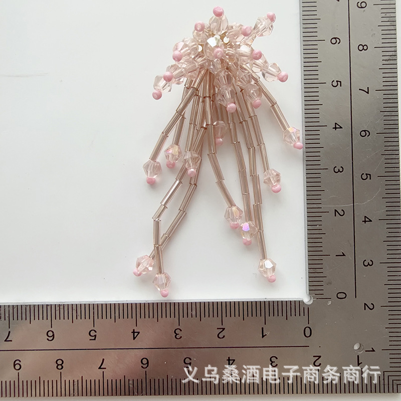 크리스탈 태슬 장식 비즈 3D 꽃 슈즈 참 크록스 젤리 - Women'S Accessories For Crocs 리뷰 및 가격
