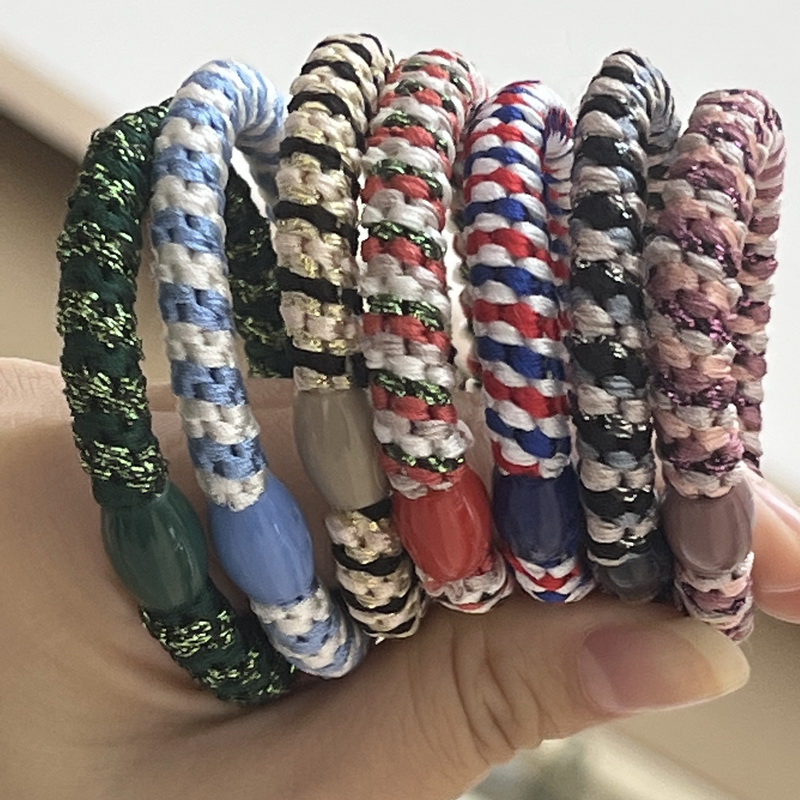 3 개/대 여자 패션 골드 와이어 헤어 고무 밴드 여자 - Wrap Ring Gold 리뷰 및 가격