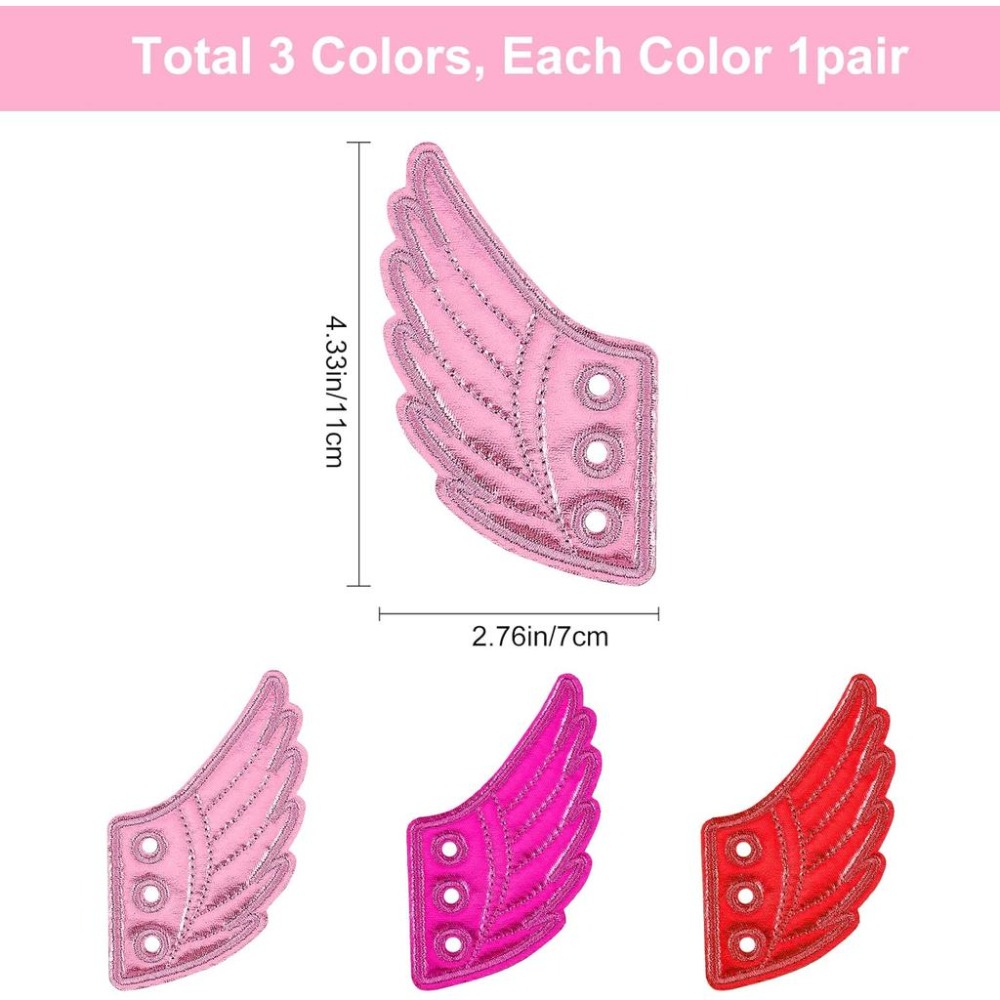 천사 날개 신발 장식 - 소녀와 여성을 위한 빨간색 패 - Women'S Accessories Red Wing Shoes 리뷰 및 가격
