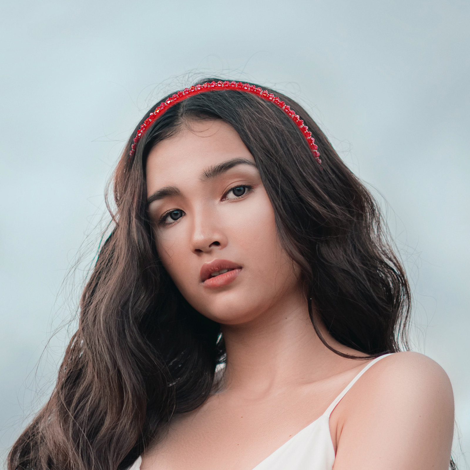 여성용 크리스탈 헤드밴드 레드, 여성스럽고 우아한 헤어 - Women'S Formal Accessories 리뷰 및 가격