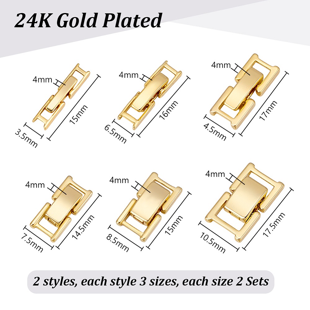 6가지 스타일의 황동 시계줄 걸쇠 카드뮴 프리, 납 프 - Wrap Ring Gold 리뷰 및 가격