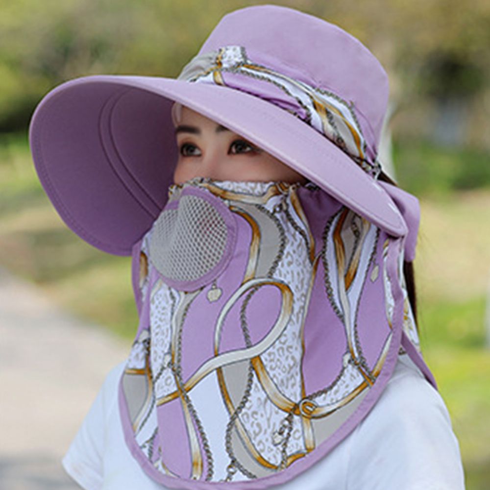낚시 모자 의류 액세서리 농사 작업 여성용 썬햇 꽃무늬 - Women'S Accessories For Neck 리뷰 및 가격
