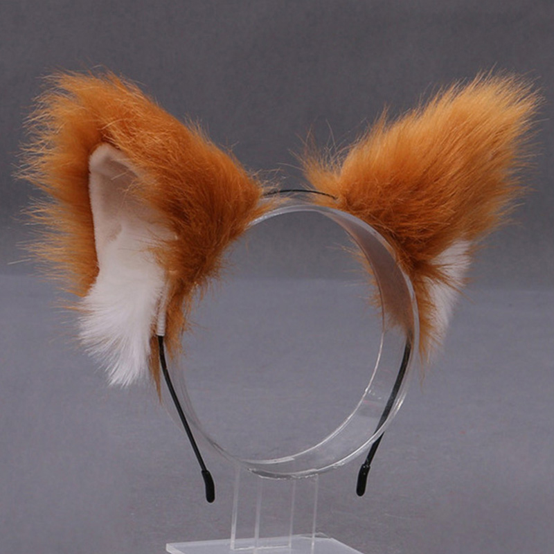 푹신한 여우 고양이 귀 플러시 머리띠 부드러운 털 헤어 - Women Accessories Aesthetic 리뷰 및 가격