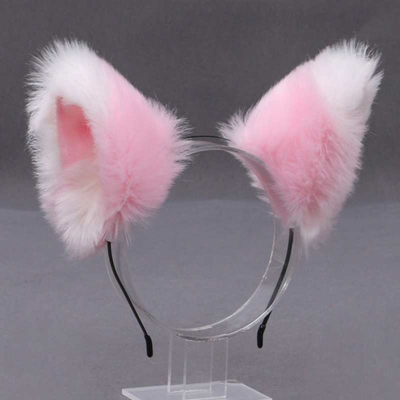 푹신한 여우 고양이 귀 플러시 머리띠 부드러운 털 헤어 - Women Accessories Aesthetic 리뷰 및 가격