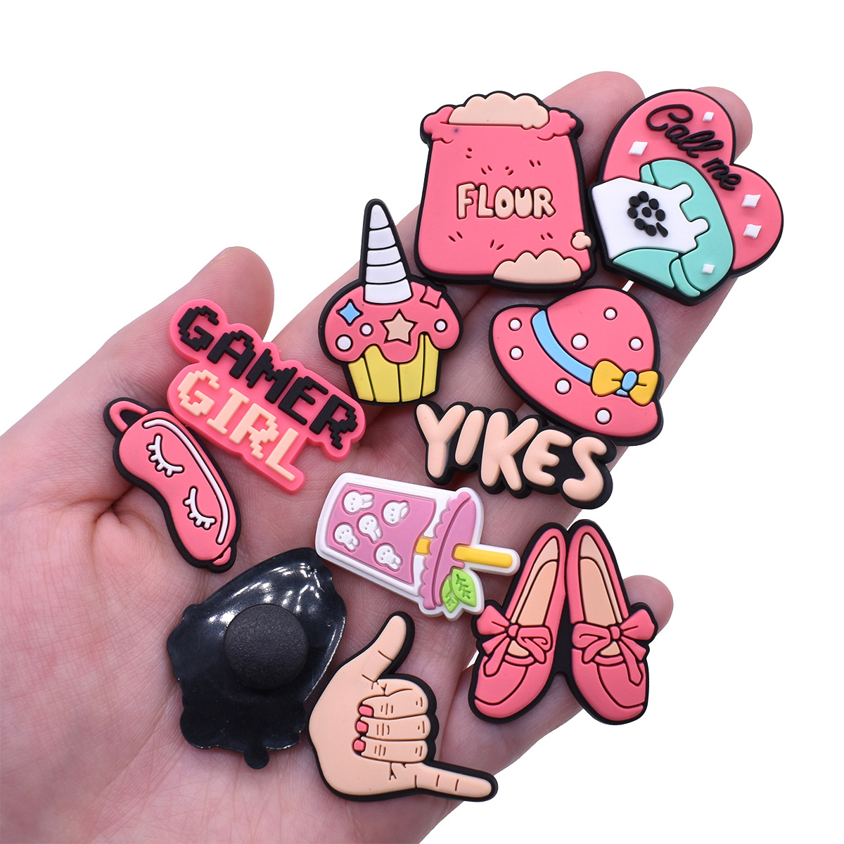 크록스 핀 액세서리용 귀여운 핑크 신발 참 장식, 팔찌 - Women'S Accessories For Crocs 리뷰 및 가격