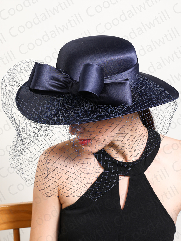 여성 정장 웨딩 교회 베일 페도라 캡 메쉬 페시네이터  - Women'S Formal Accessories 리뷰 및 가격