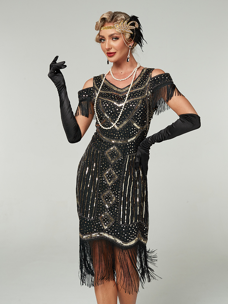 1920년대 드레스, 여성용 그레이트 개츠비 드레스,  - Women'S Formal Accessories 리뷰 및 가격