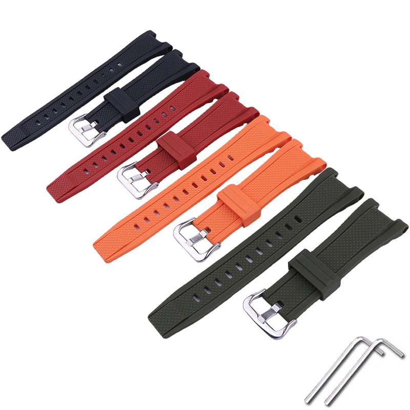 남성용 고무 시계 밴드 액세서리 카시오 GST-W110 - Women Accessories Gst 리뷰 및 가격