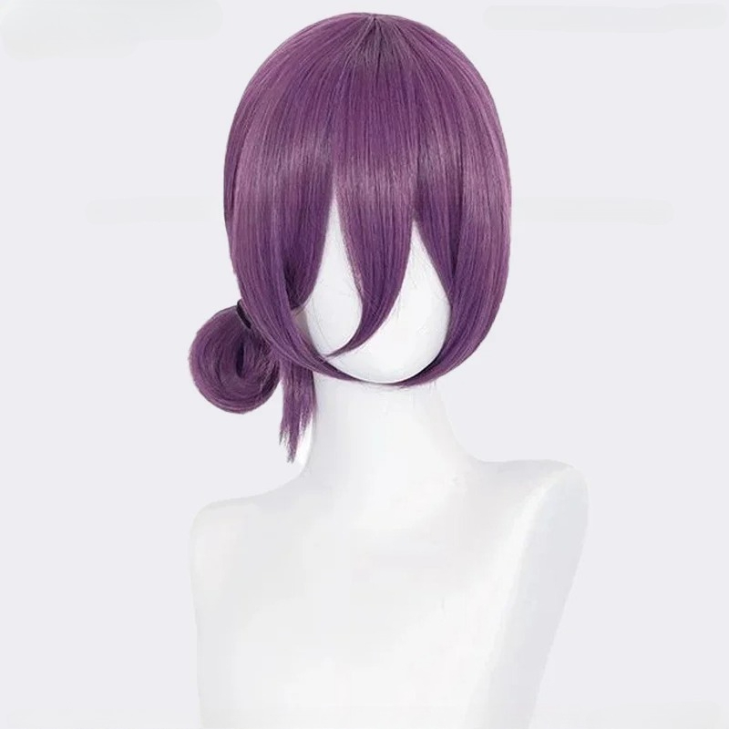 애니메이션 레제 코스프레 가발 45cm 보라색 가발 초 - Women Accessories Aesthetic 리뷰 및 가격