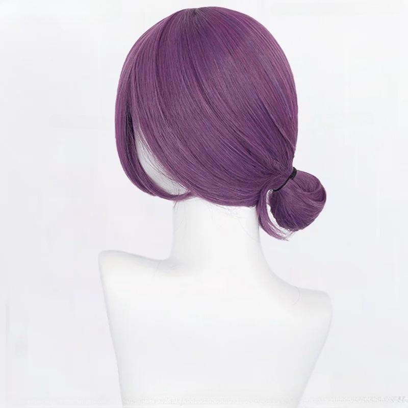 애니메이션 레제 코스프레 가발 45cm 보라색 가발 초 - Women Accessories Aesthetic 리뷰 및 가격