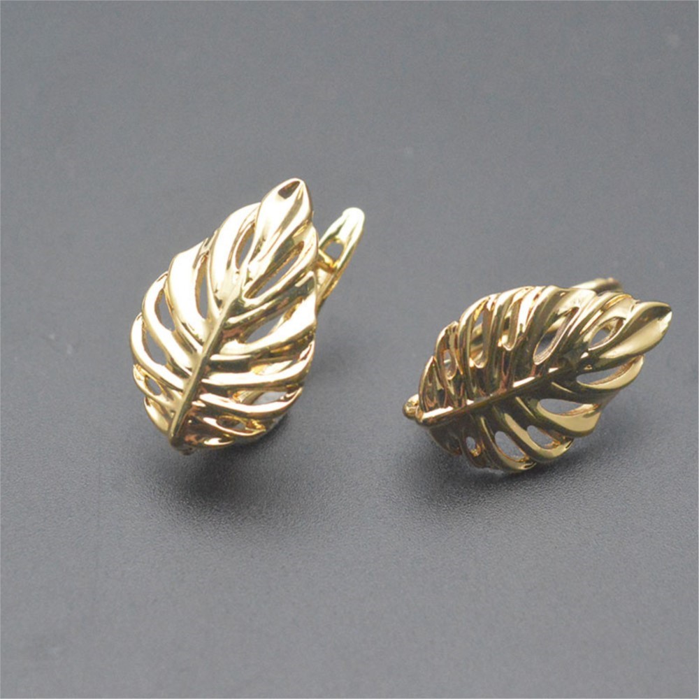 1/2개 18K 금도금 황동 잎 모양 속이 빈 패션 귀 - Wrap Ring Gold 리뷰 및 가격
